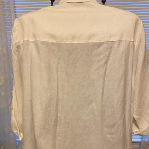 Norton McNaughton Linen Rayon blouse Plus 1X - Picture 3 of 5